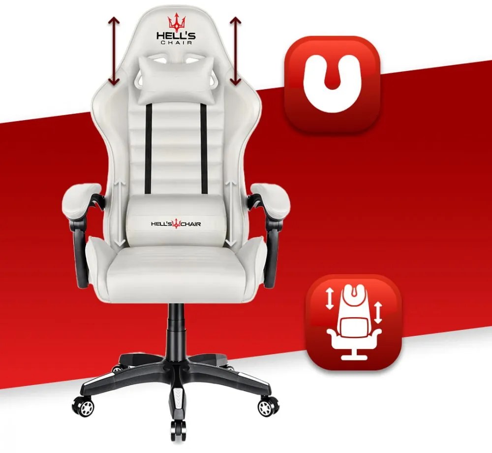 Геймърски стол HC-1003 White