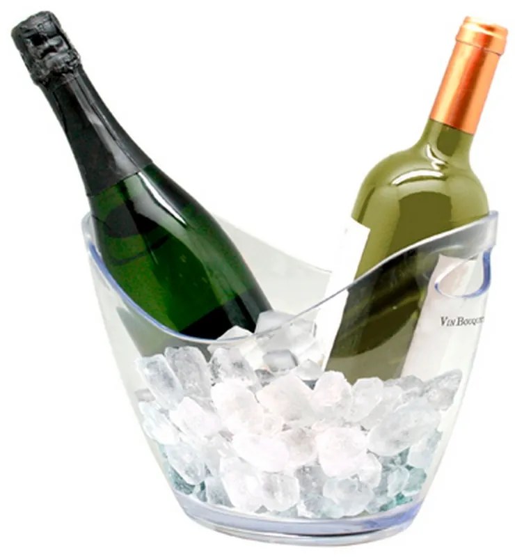 Кофа за Лед Vin Bouquet Прозрачен PS (2 бутилки)