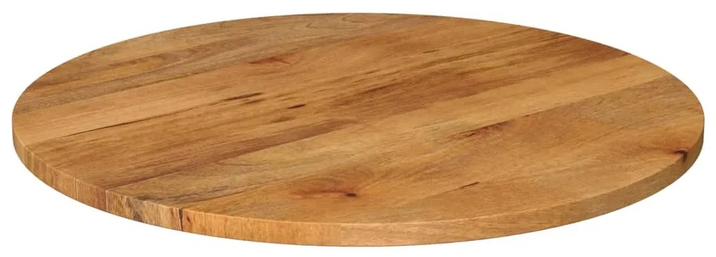 370079 vidaXL Плот за маса Ø 80x3,8 см кръгло масивно дърво манго