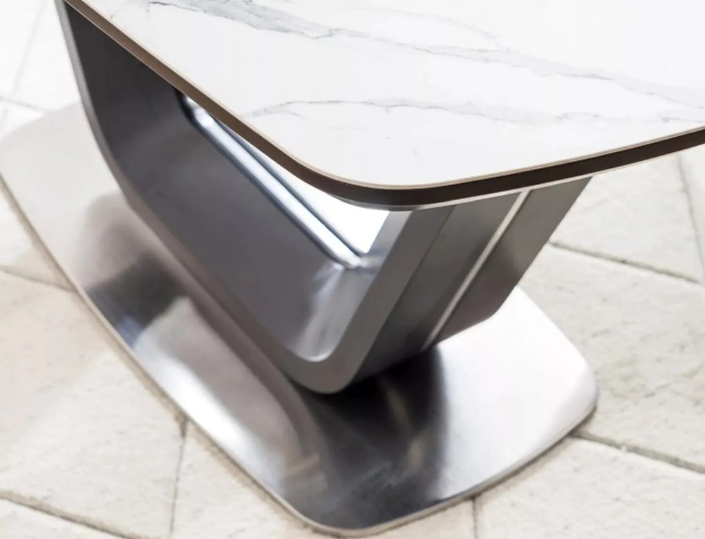 Разтегателен Маса Armani-Бял Черен