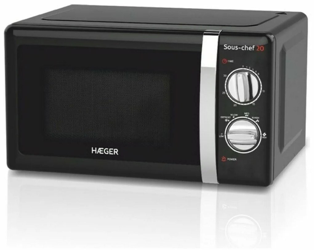 Микровълнова Фурна с Грил Haeger MW-70B.007A 20 L Черен 700W