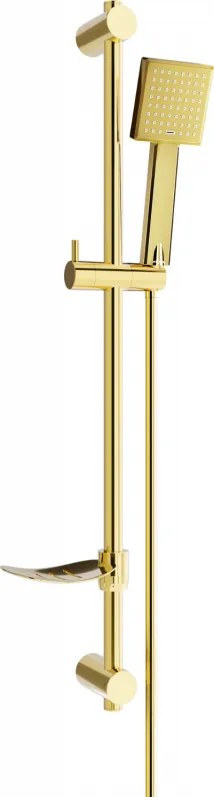 Mexen DF45 златен душ комплект със стена, златен - 785454582-50
