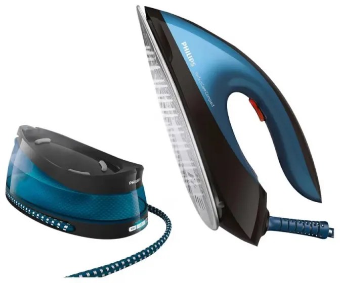 Парогенератор Philips PerfectCare GC7846/80, 2400W, 1.5 л, OptimalTemp, 120 г/мин, SteamGlide, Син