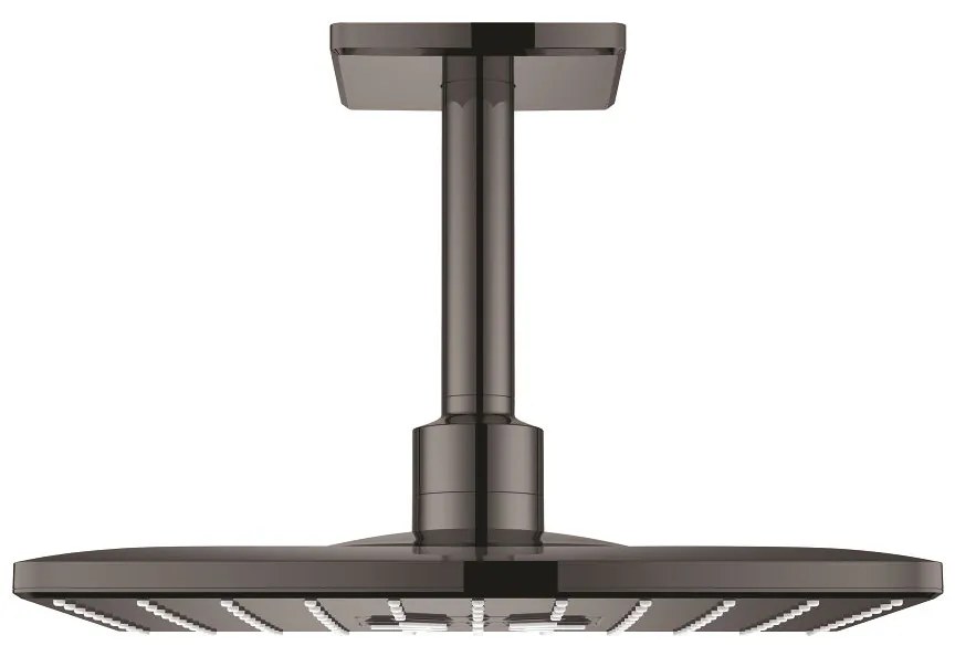 Ceiling Душ глава с рамо Grohe Rain Душ Smart Active ΙΙ-Anthracite Glossy
