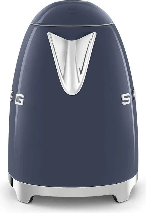 Електрическа кана SMEG KLF03NBEU, 2400 W, 1.7 л, 360° основа, Гланцово покритие, Морско синьо