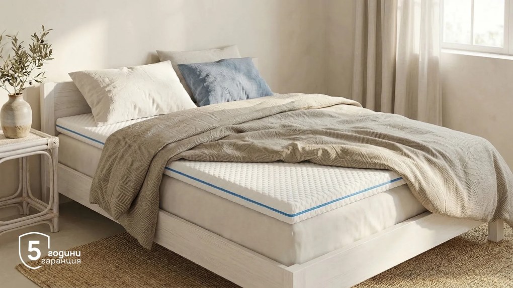 Топ матрак Bubbles Memory от Sleepy 5 см