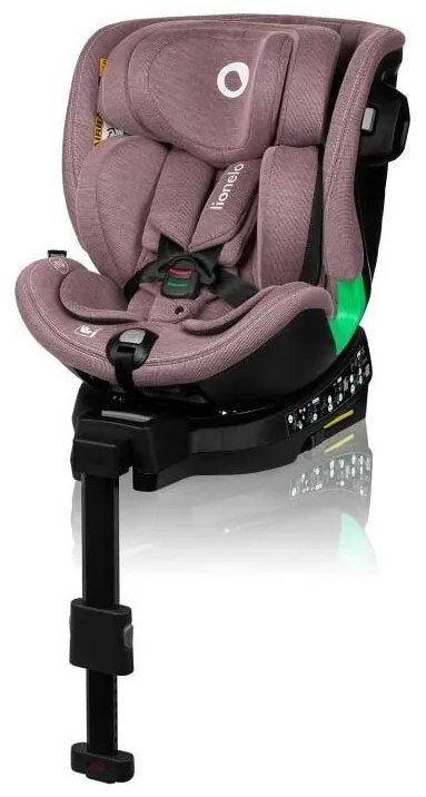 Lionelo - Автокресло с база HARMONY i-Size 40-150 см розово