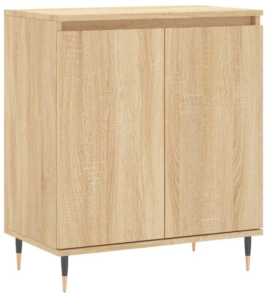 827151 vidaXL Сайдборд, дъб сонома, 60x35x70 см, инженерно дърво