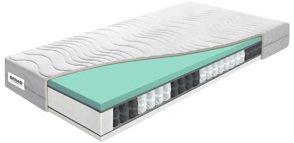 Твърд/средно твърд пружинен матрак с две лица 120x200 cm Standard Pocket – BENAB