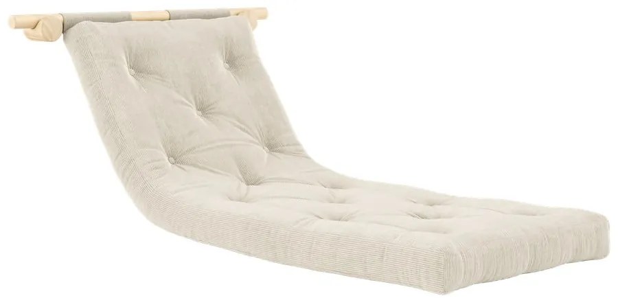 Кремаво кресло от рипсено кадифе Hooked – Karup Design