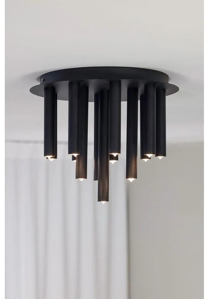 Черна лампа за таван с метален абажур 34x34 cm Gocce - Markslöjd