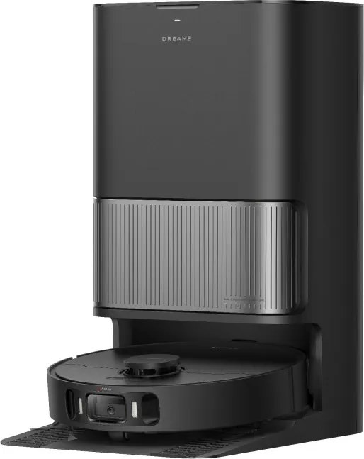 Прахосмукачка робот Dreame L40 Ultra AE RLL77SE_BK, 19000 Pa, 5200 mAh, 60W, До 168 м2, Станция за зареждане и автоматично изпразване, Автономия 180 мин, Черен