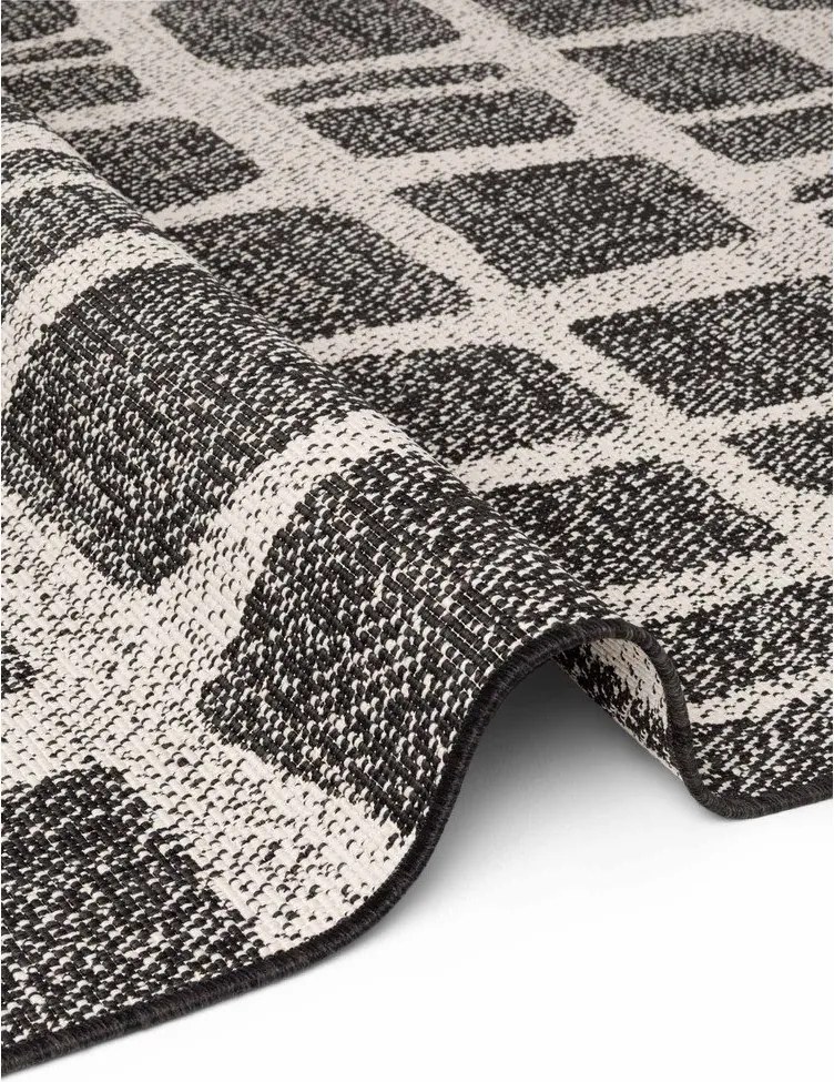 Черен/кремав килим за открито и закрито 160x230 cm Haringey Ruskin – Ted Baker