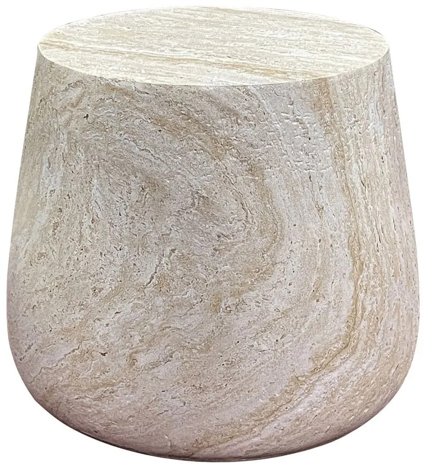 Каменна кръгла странична масичка ø 47,5 cm Bonn – House Nordic