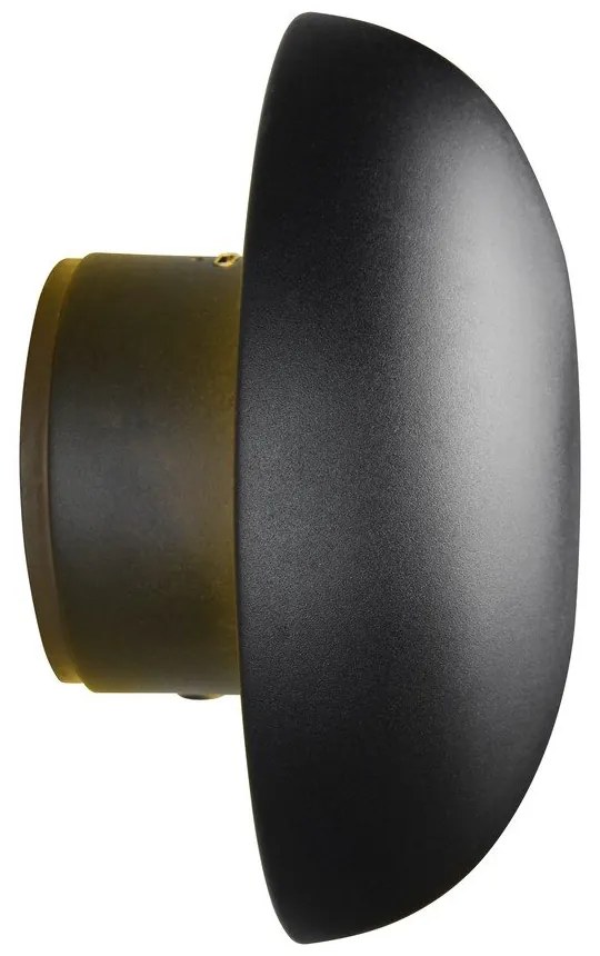 Матово черно LED стенна лампа с USB Davey – Trio