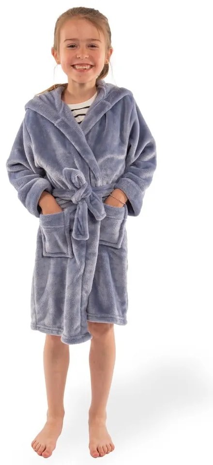 Синя детска хавлия от микроплюш Delux – Tiseco Home Studio