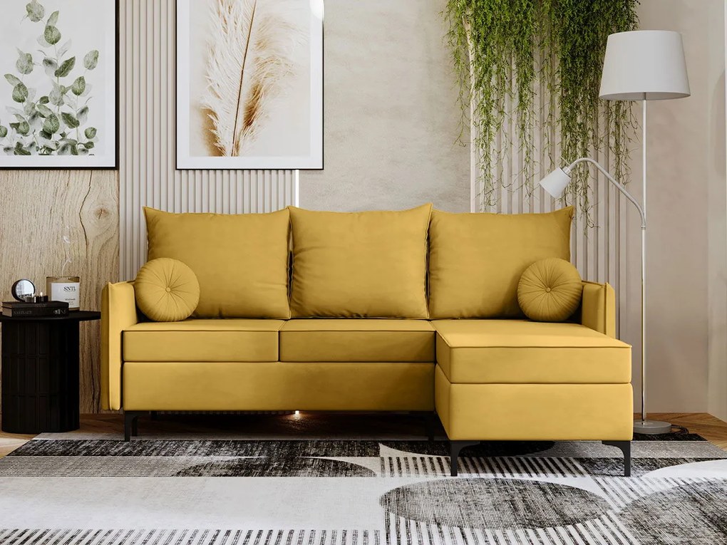 Ъглов диван Leon L-Kitrino-Right