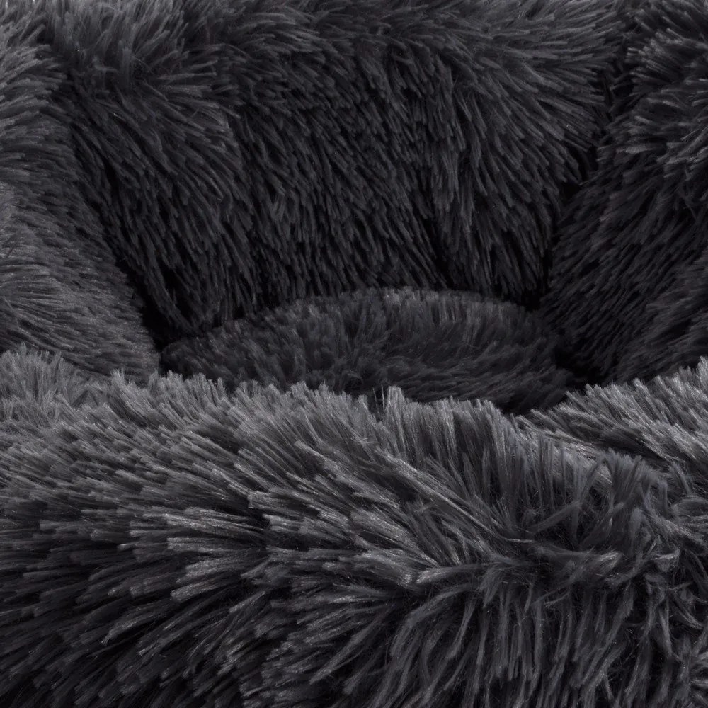 Тъмносиво легло за куче ø 75 cm – Love Story