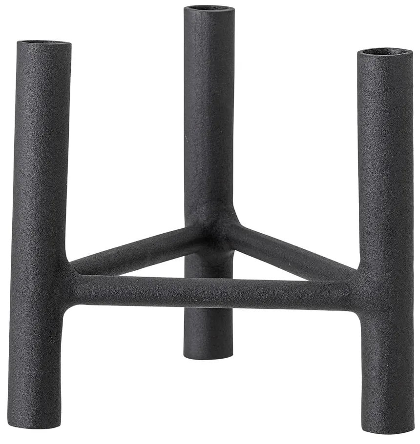 Черен алуминиев свещник, височина 20 cm Deeb - Bloomingville