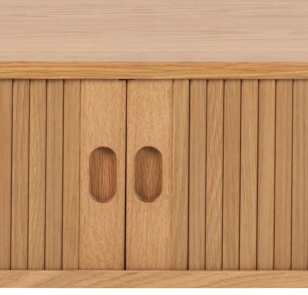 Маса за телевизор от дъб в естествен цвят 140x45 cm Langley – Actona