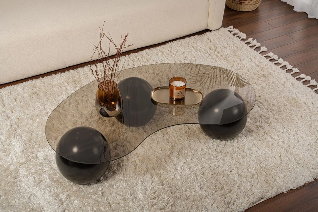 Кафе маса Sphere, цвят Черен Бронз