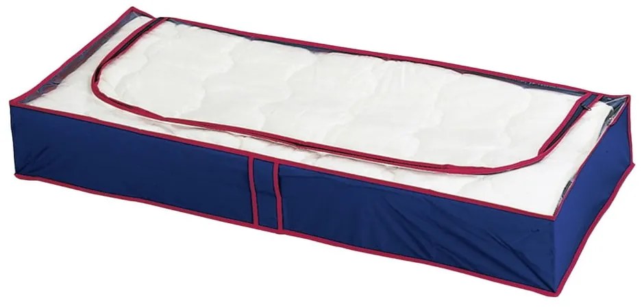 Пластмасови кутии за съхранение под леглото в комплект 4 бр. 100x45x15 cm Deep Blue – Maximex