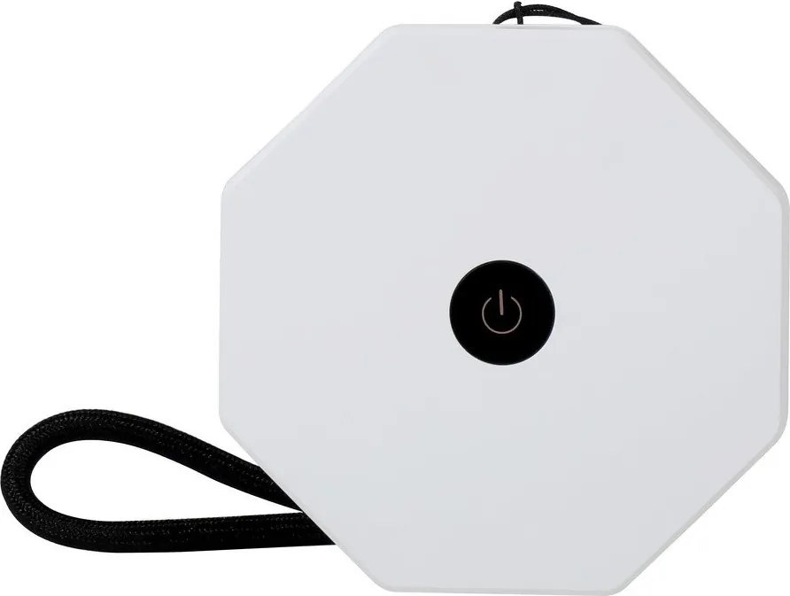 Бяла преносима светлинна декорация с USB ø 8 cm Twist – Gingko