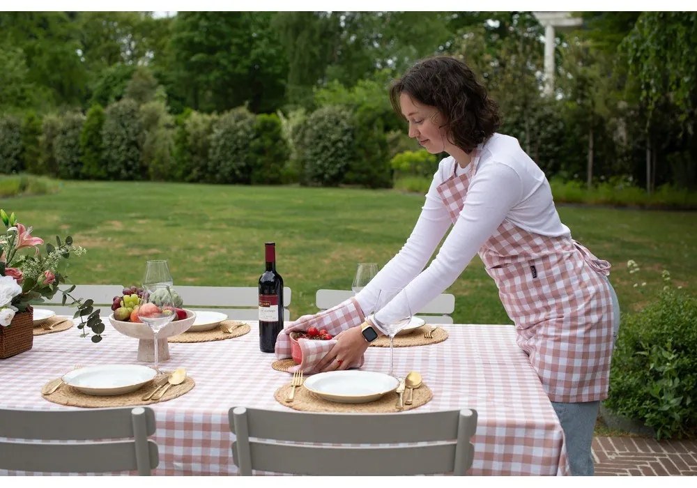 Памучна покривка за маса 150x250 cm Gingham – Tiseco Home Studio