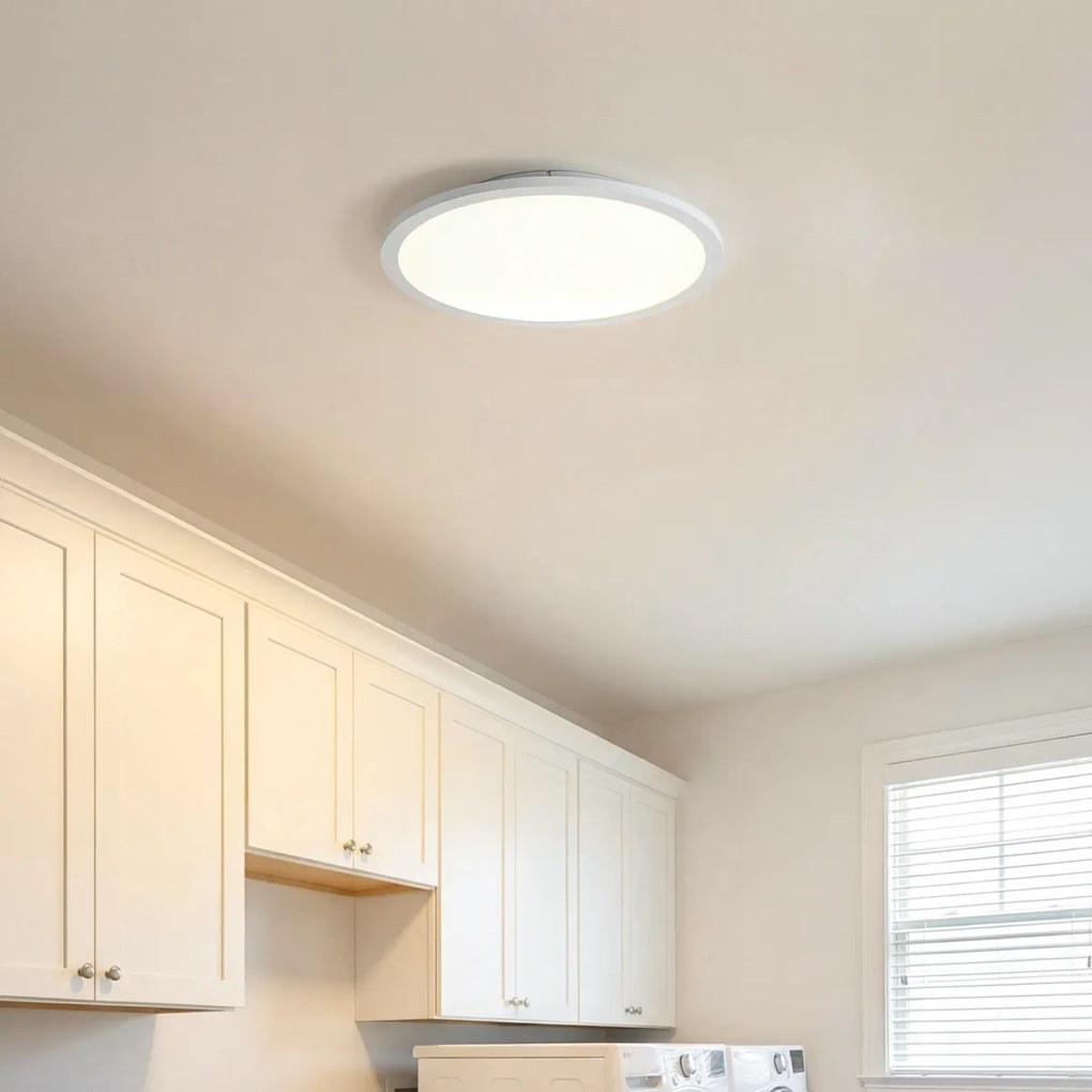 Smart LED панел бял 40 см вкл. LED Dim to Warm с дистанционно управление - Knob