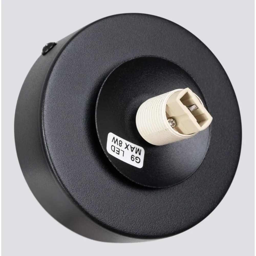 Черно-бяла стенна лампа Blaze – Sollux