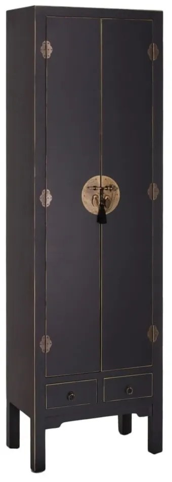 Черен гардероб 55x185 cm Oriente – Ixia