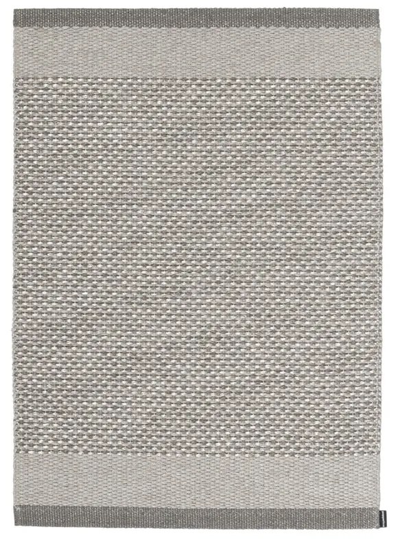 Сив килим за открито и закрито 60x85 cm Edit Warm Grey – Pappelina