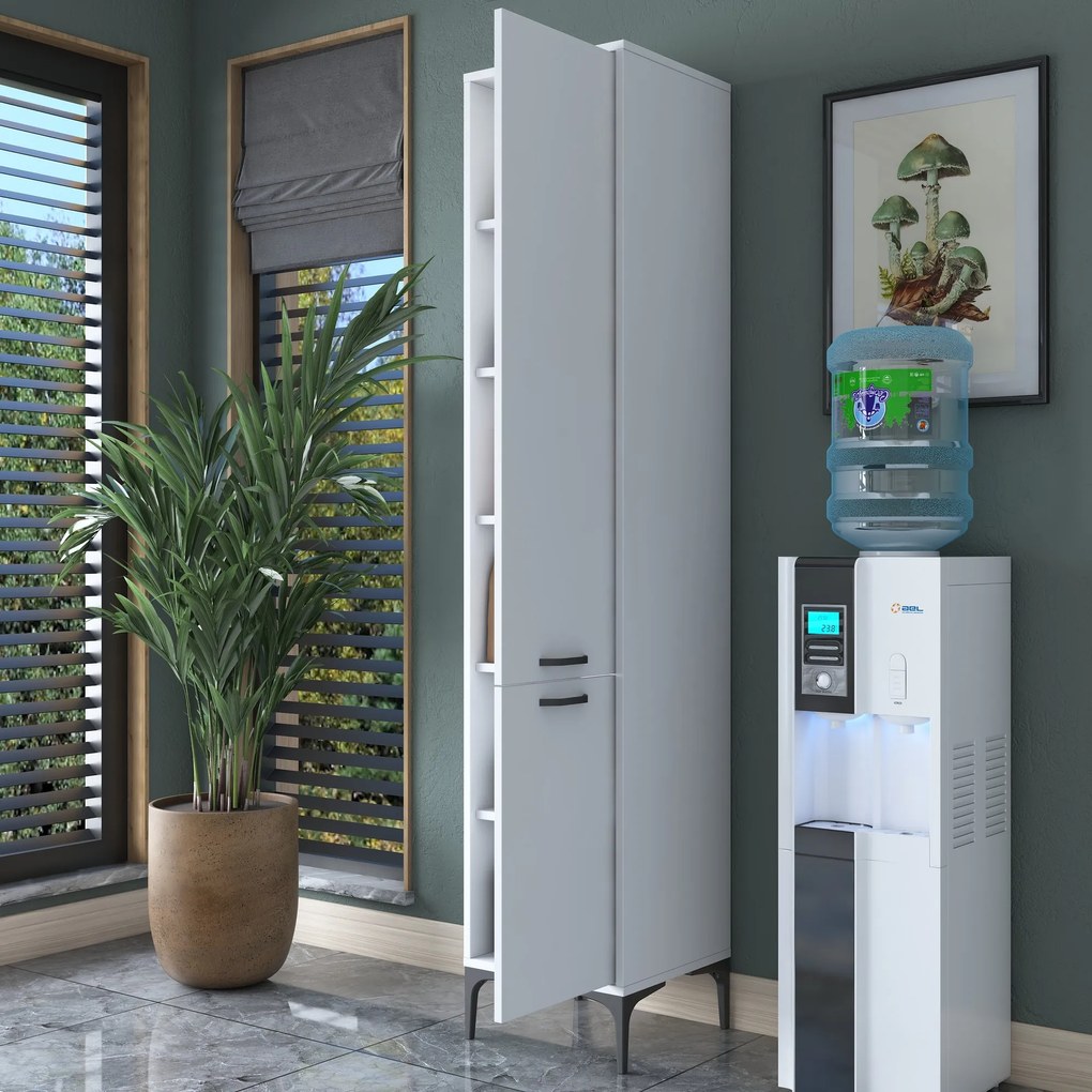 Многофункционален шкаф JE111, цвят Бял