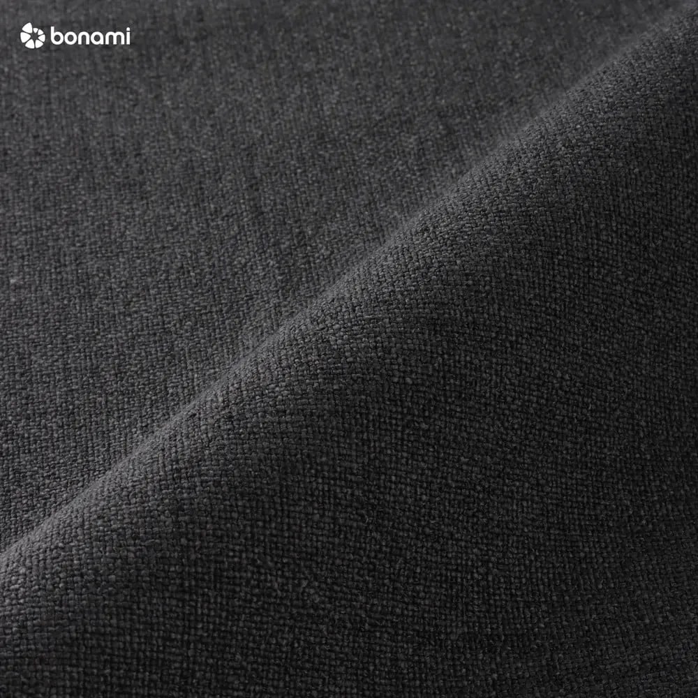 Антрацитно единично легло 120x200 cm тапицирано без ламелно дъно Mattis – Meise Möbel