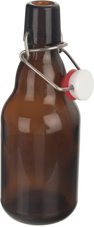 Кафява стъклена бутилка 350 ml – Orion
