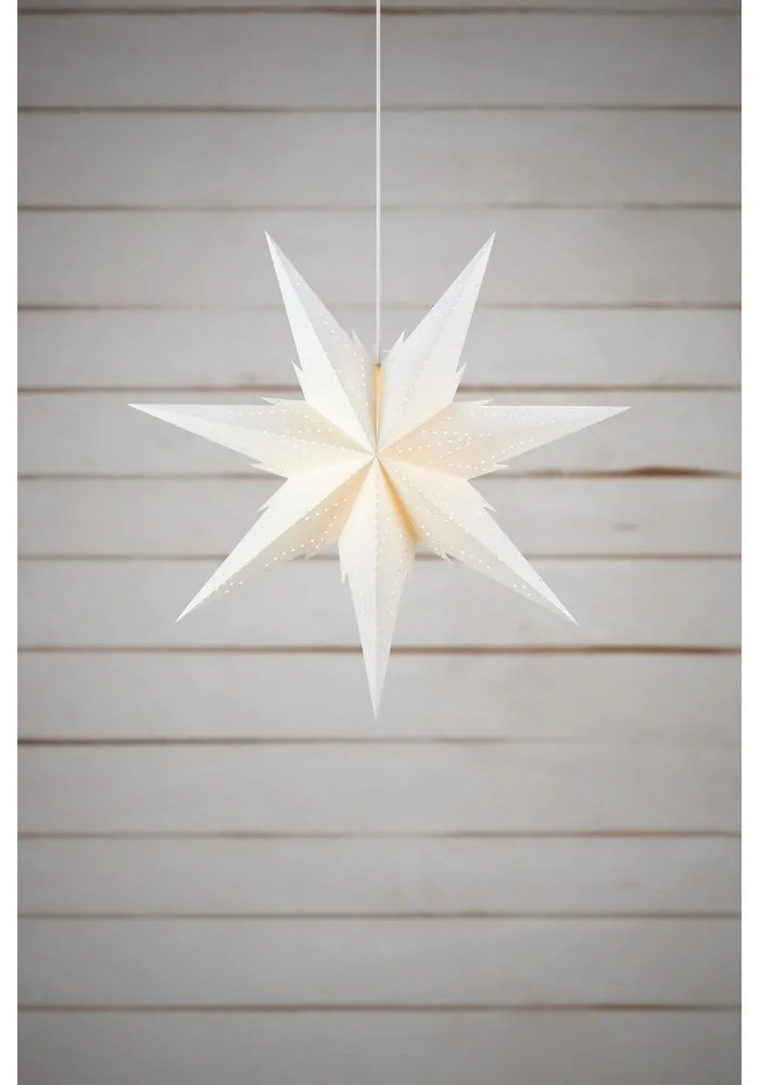 Бяла висяща коледна светлинна украса Daria – Markslöjd