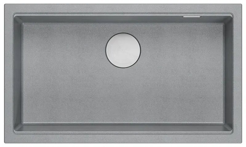 гранитна мивка Logan 110 Grey Metallic