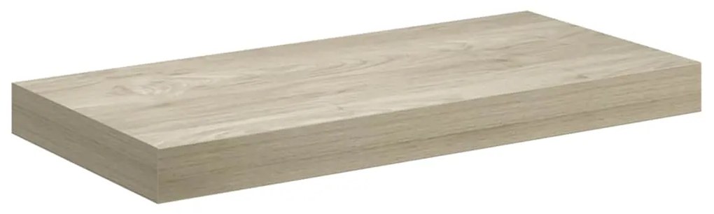323871 vidaXL Окачен стенен рафт, дъб, 50x23x3,8 см, МДФ
