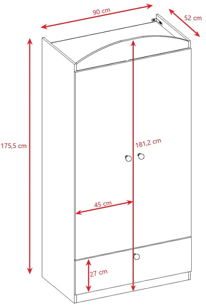 Гардероб Babydreams Cartoon-Leuko-Elephant