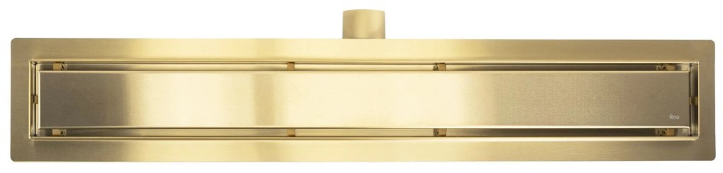 Линеен отводнител Rea Neox brush gold 100