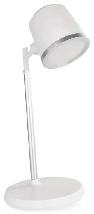 LED регулируема настолна лампа 4в1, 6W, 3.7V, 3000K/4000K/6500K, бяла
