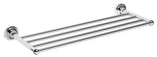 Държач за кърпи 66,5x6,5 см, сребрист