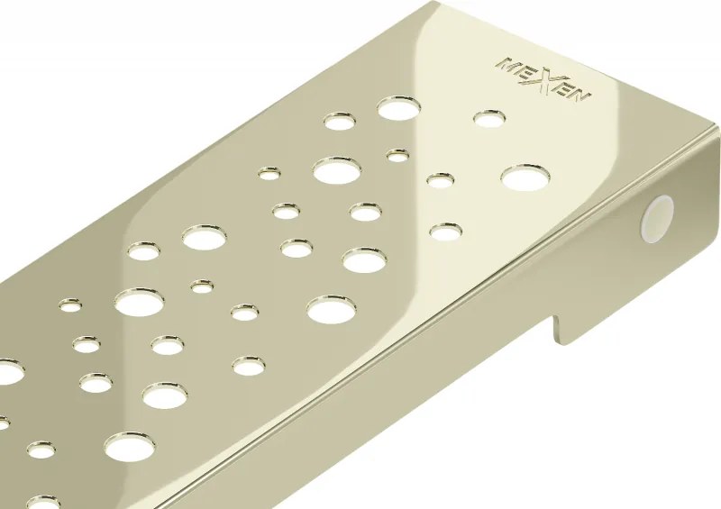 Mexen Flat M12 декоративна решетка за линеен сифон 70 см, златна - 1521070