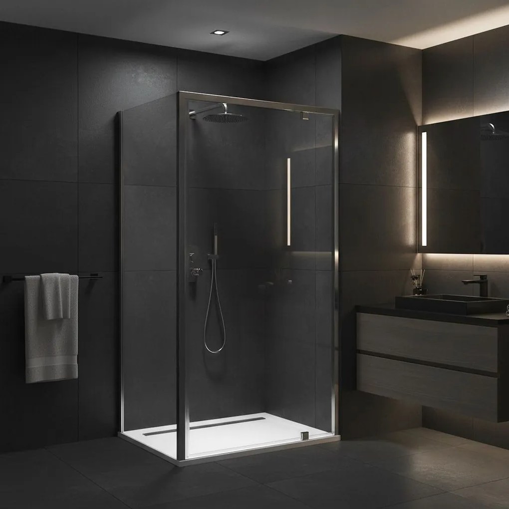 Душ кабина Rea Primo Swing 100x90 Chrome