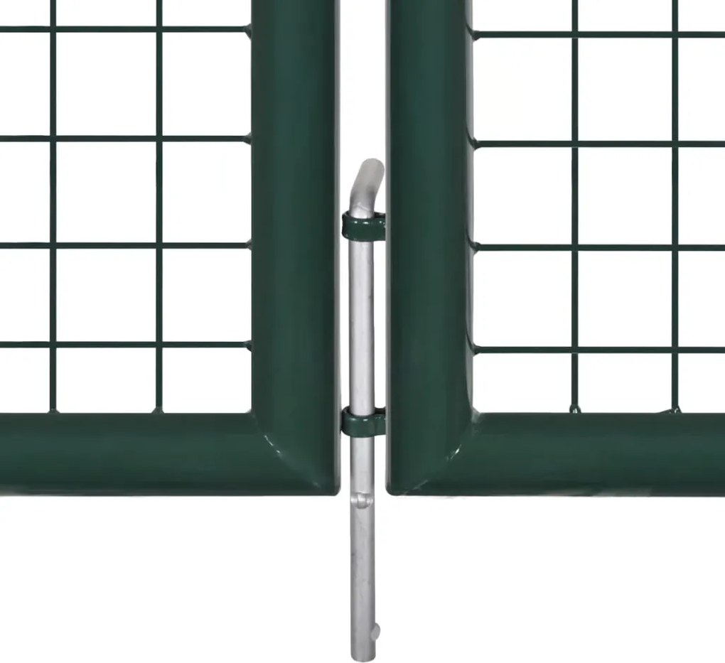 двукрила оградна врата Samad, прахово-боядисана стомана