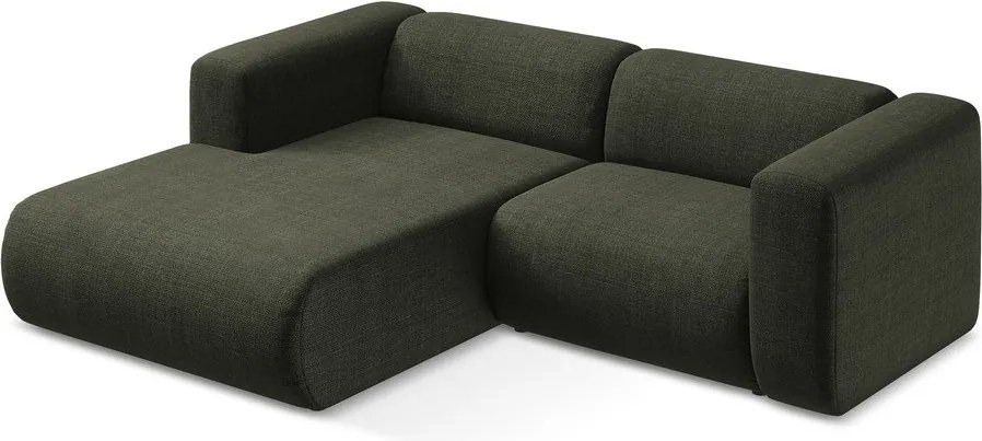 Зелен ъглов диван (ляв ъгъл) Ekahi – Makamii