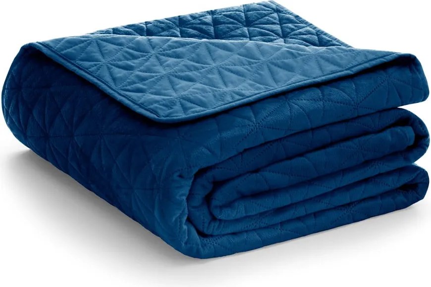 Синьо покривало за легло Royal, 220 x 240 cm Laila - AmeliaHome