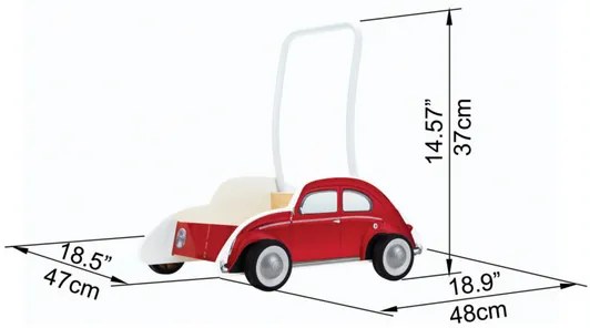 Дървен уолкър - Червен Бийтъл