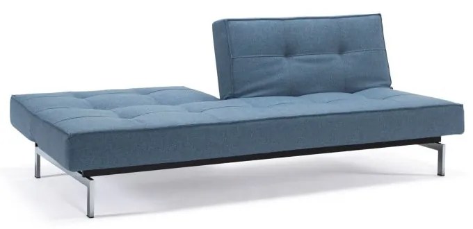 Светлосин разтегателен диван с метална основа Mixed Dance Light Blue Splitback - Innovation