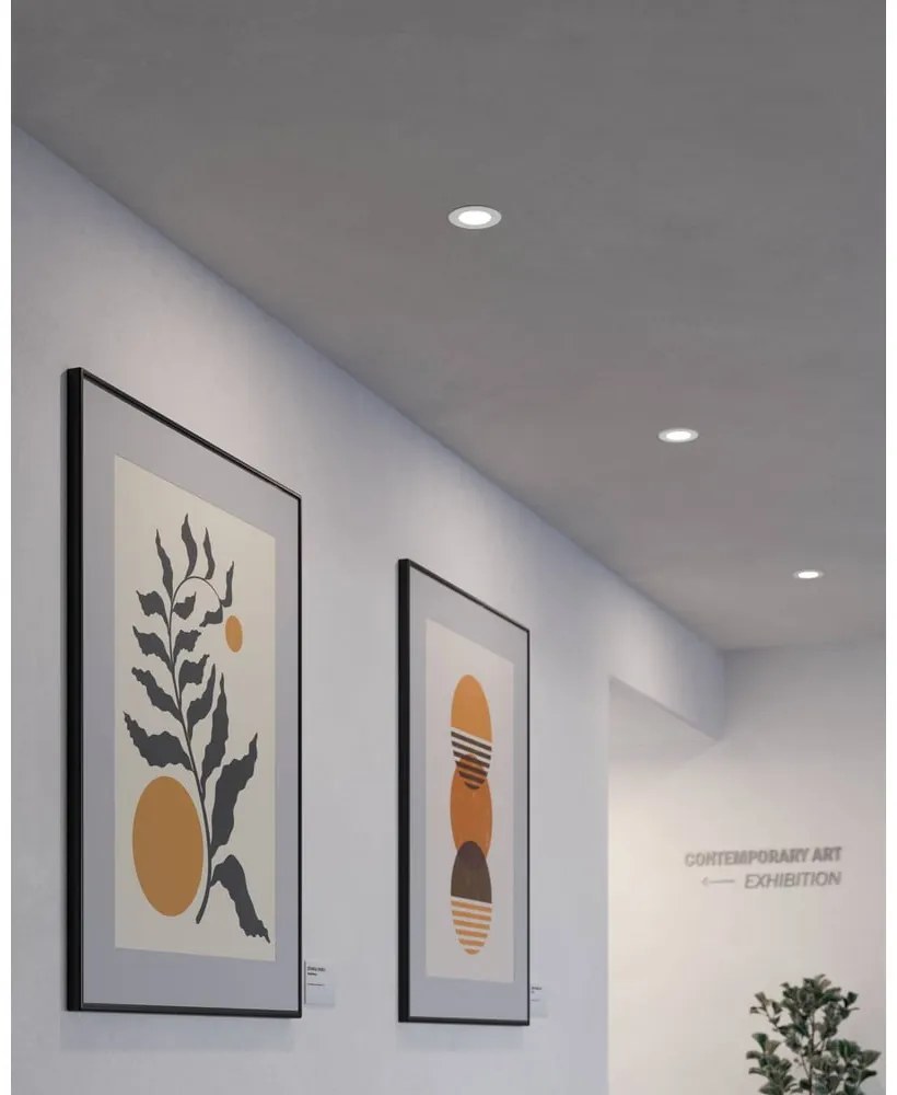 Бяло LED вградено осветление осветително тяло за таван FUEVA 5 – EGLO